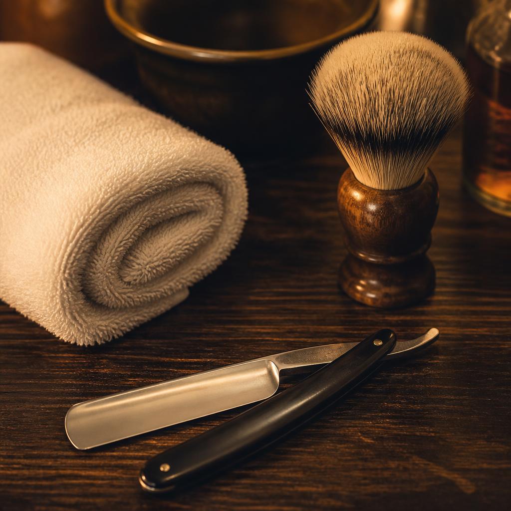 Clean Shave, Hot Towel & Steam
